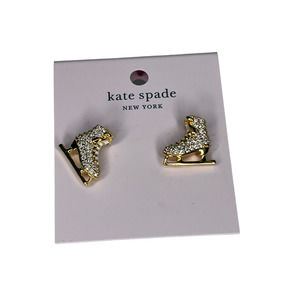 Kate Spade Snow Day Ice Skate Stud Earrings
